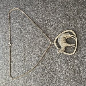 Metal camel necklace pendant
